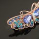 thumbnail image 5 of Horquillas de mariposa Yuyangstore Pasadores de pelo Clips brillantes Azul, 5 of 8