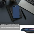 thumbnail image 6 of Compatible with iPhone 8 Plus Case, iPhone 7 Plus Slim Liquid Silicone Full Covered Soft Gel Rubber Case Cover for iPhone7 Plus/iPhone 8 Plus 5.5 inch-Navy Blue, 6 of 6