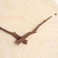 thumbnail image 4 of Reloj de pared de madera, reloj decorativo, rústico, minimalista, creativo, reloj colgante de pared, reloj silencioso para sala de estar, regalo de, 4 of 9