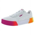 thumbnail image 5 of Puma Carina Neon Fade Girls Shoes Size 5.5, Color: White/Pink, 5 of 5