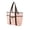 Pink, variant on Mesh Beach Bag Rope Handles Solid Color Mesh Tote Bag for Women Contains Wicker Oversized Beach Tote Bag
