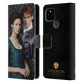 thumbnail image 1 of Head Case Designs Officially Licensed Outlander Portraits Claire & Jamie Leather Book Wallet Case Cover Compatible with Google Pixel 4a 5G, 1 of 6