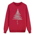 thumbnail image 4 of KHONTS Matching Family Christmas Sweatshirts Xmas Funny Jumper Long Sleeve Holiday Pullover Tops Men Red, 4 of 6