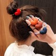 thumbnail image 4 of Anneau de Cheveux Noué en Forme de Cœur Doux pour Femmes, Élastique pour Queue de Cheval & Chouchous, 4 of 8