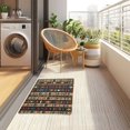 thumbnail image 4 of Yayeee Doormat for Inside 20"x32" Absorbent Low-Profile Washable Non-Slip Rubber Backed Entryway Rug, Beige Geometric, 4 of 8