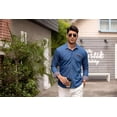 thumbnail image 4 of Camisas Casual De Manga Larga Para Hombre Con Estampado, 4 of 7