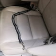 thumbnail image 4 of 2 cinturón de seguridad para perros, cinturón de seguridad, arnés para coche, correa, accesorios de viaje, Bungee, antigolpes, Gato, Clip de plomo ajustable, asientos de seguridad, color neg, 4 of 5