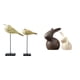 thumbnail image 1 of Juego De Figuras De Animales Modernas Con Esculturas De Pájaros De Madera Y Estatuas De Cerámica Para Escritorio, Dormitorio, Entrada, Mueble De TV Y Decoración De Jardín., 1 of 8