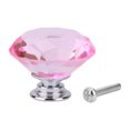 thumbnail image 4 of Perilla de armario, 1 pieza, perilla de cajón de cristal con diamantes, tirador de cajón, calidad superior, 4 of 8