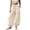 Beige, variant on Qingpeng Womens Elastic High Waisted Wide Leg Barrel Pants Flowy Baggy Balloon Trousers Fall Harem Pants Vacation Outfits