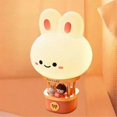 thumbnail image 5 of Nursery Nightlight Cartoon Bunny Hot Air Balloon Desk Night Light Tabletop Ornaments Home Novelty Li, 5 of 5