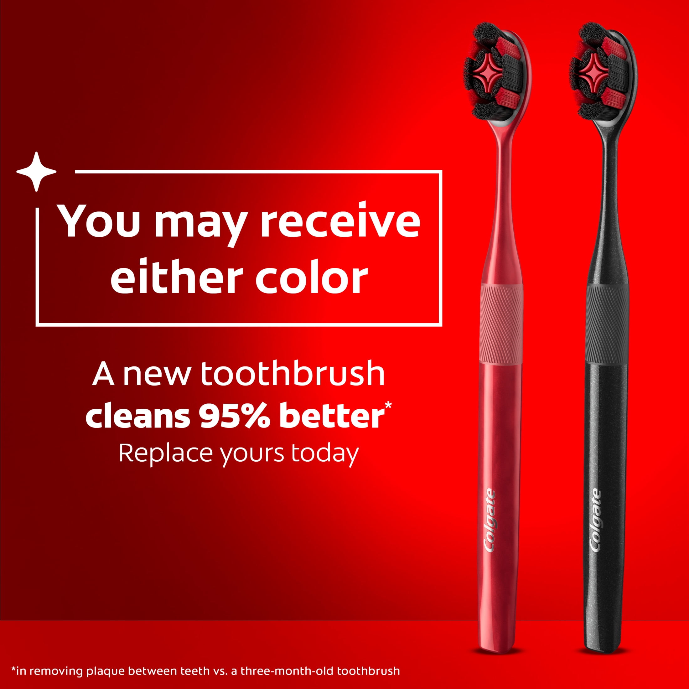 Colgate Optic White Charcoal Soft Toothbrush for Adults, 1 Pack