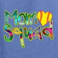 thumbnail image 2 of Wild Bobby, Colorful Tennis Mom Squad, Sports, Unisex Graphic Hoodie Sweatshirt, Vintage Heather Blue, Small, 2 of 4