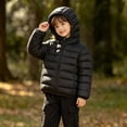 thumbnail image 7 of ZBSOKO Kids Puffer Jackets Hooded Full Zip Winter Outerwear with Pocket Lightweight Solid Color Padded Coats Warm Clothes Sizes 0-15 Years, 7 of 7