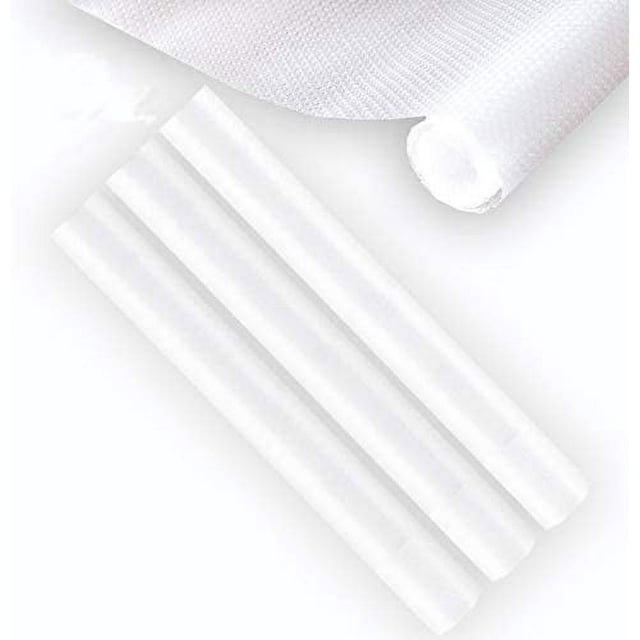 3 Pack Shelf Liner Rolls, Non-Slip and Non-Adhesive (Clear, 45 x 150cm) Waterpro