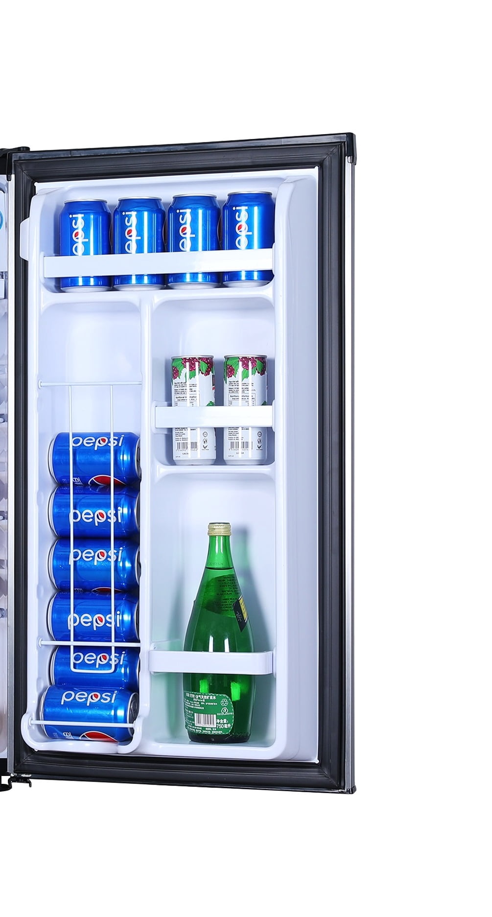 Premium Levella PRF32405XW 3.2 Cu. Ft. Mini Fridge White PRF32406XS
