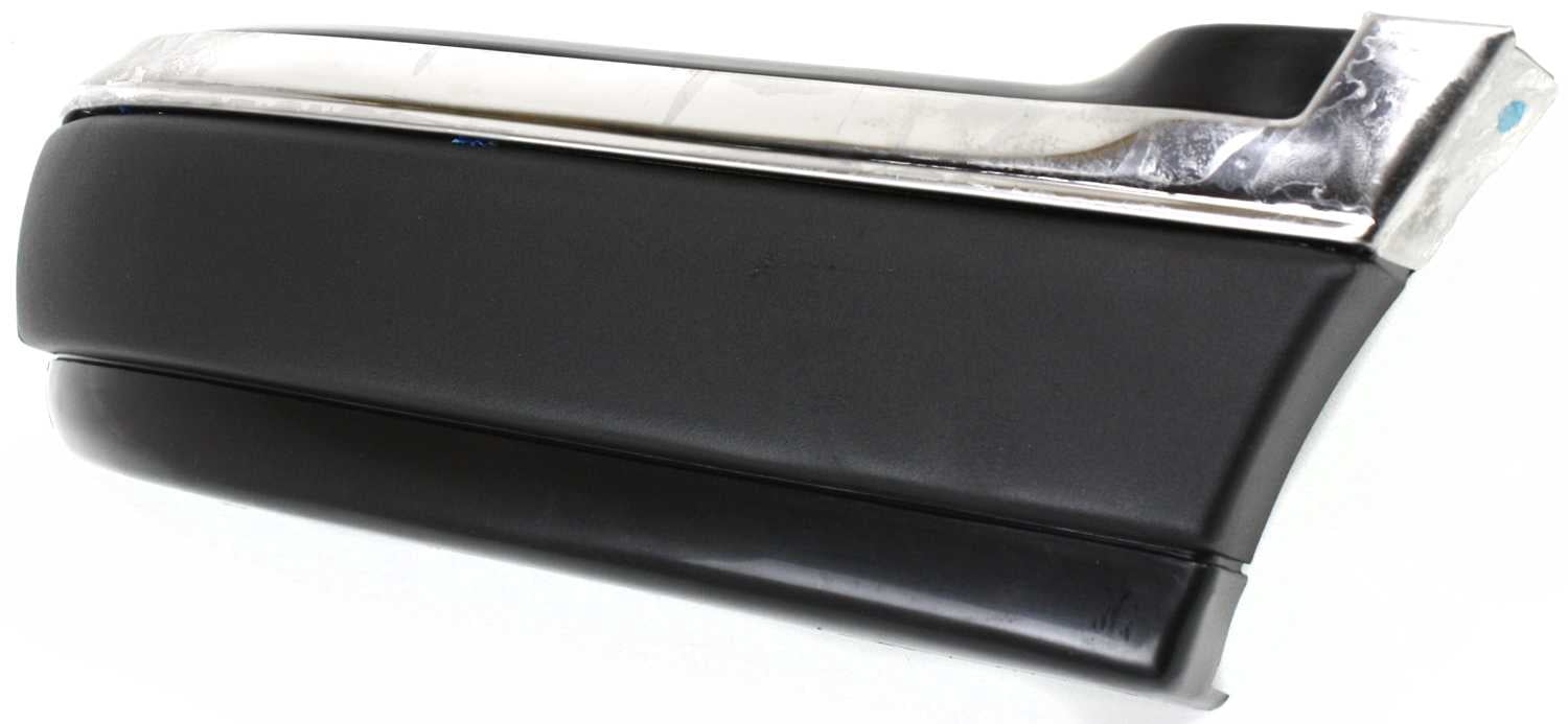 Bumper End Compatible With 1994-1997 Chevrolet S10 GMC Sonoma Front, Left Driver Plastic Primed