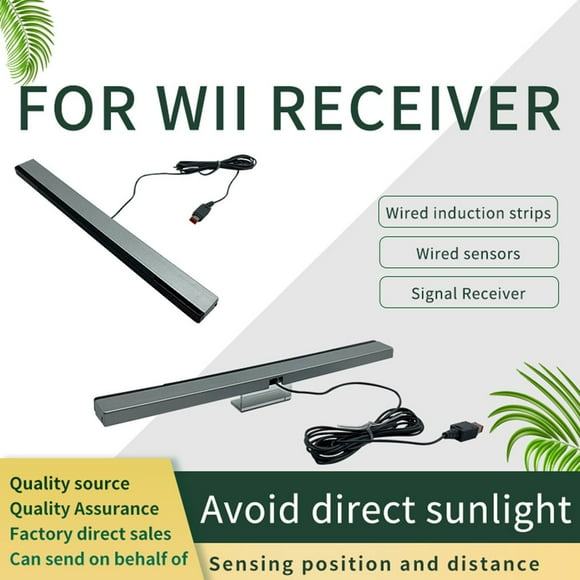 Receiver Wiiu Game Have Line Sensor Receiver ABS Durable Material Sensor Sensor Bar Game Accessory Receiver