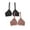 Premium Plum/Black Hue, variant on A Fresh Collection FOMO Free 2-Pack Women's Triangle Bralettes – Modern Comfort & Sleek Design
