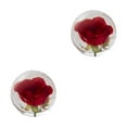 thumbnail image 1 of maskred Resin Crystal Ball Timeless Addition To Collection Crystal Ball With Flower Rose 8cm 2Set, 1 of 6