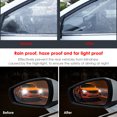 thumbnail image 2 of 2x Espejo Retrovisor Lateral Del Coche Impermeable Antivaho Película A Prueba Lluvia (175x200mm), 2 of 6