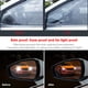 thumbnail image 2 of 2x Espejo Retrovisor Lateral Del Coche Impermeable Antivaho Película A Prueba Lluvia (175x200mm), 2 of 6