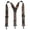 Max 4 Camouflage, variant on Elastic Camouflage Suspenders with Black Swivel Clips (Men)