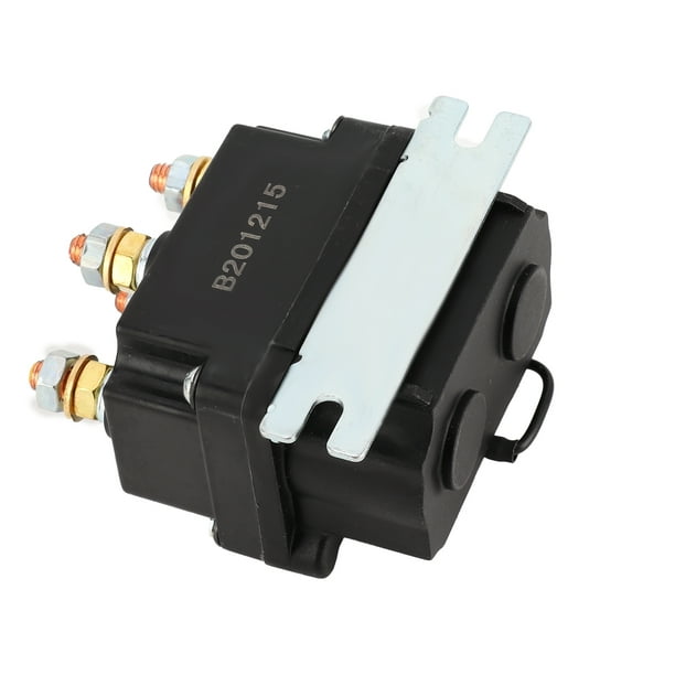 Commutateur De Relais Solénoïde 12V 200A Contacteur De Treuil Normalement Ouvert Universel Pour ATV UTV - Auto