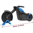 thumbnail image 5 of Pizza Cutter Motorcycle, Funny Pizza Cutter, Pizza Scooter Motorcycle, Stainless Steel Plastic Pizza Roller, Funny Kitchen Aids, Motorcycle Gifts for Men, for Christmas, Birthday Gifts (Blue), 5 of 8