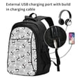 thumbnail image 2 of Wukai Pandas Between Clouds and Stars Travel Laptop Backpack: Business Water-Resistant Bag with USB Charging Port, Ideal College Backpack for Men & Women, 2 of 6