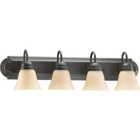 Quorum Vanity Lighting - Quorum 4 Light Vanity in Toasted Sienna