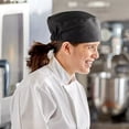 thumbnail image 2 of Gorro Cocinero Chef Cofia Pañuelo Mandarin Ajustable Unisex, 2 of 8