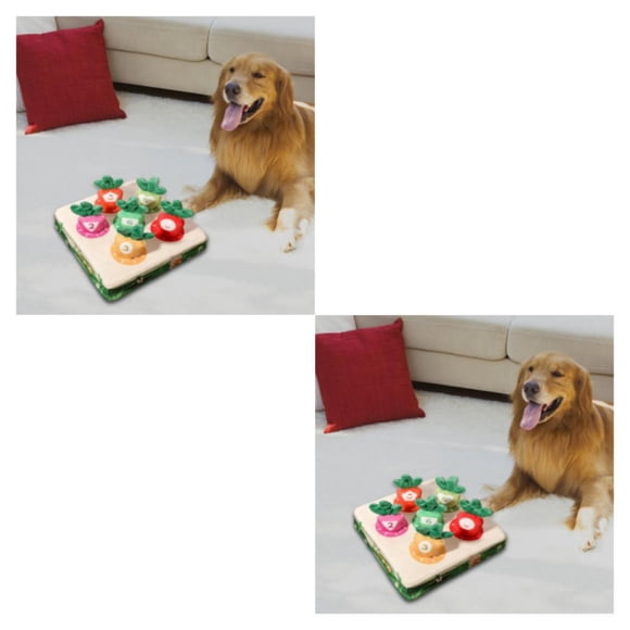 Billuyoard Divertido juguete de peluche de zanahoria para perros, frutas vegetales, juguete para tirar de zanahorias Type1 NO1