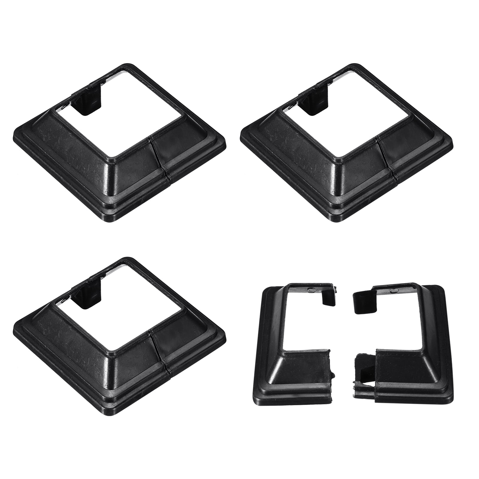 Deck Post Base Cover, 4Pcs Split Style Post Bracket 42x42mm/1.65x1.65