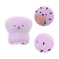 thumbnail image 3 of Unique Bargains 1 Pc Silicone Facial Cleansing Brush Octopus Shape 2.01"x2.09" Light Purple, 3 of 6