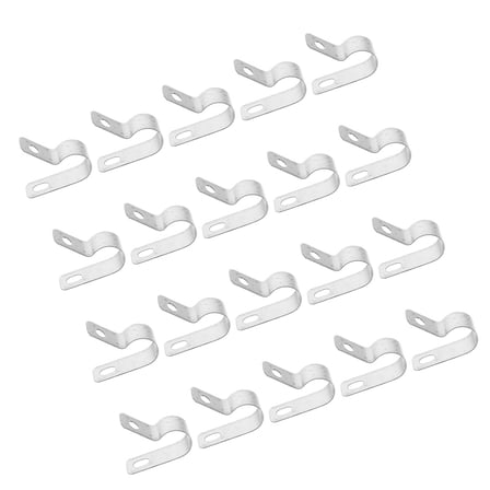 FOMIYES 50Pcs Wire Clips Cord Management Wall Cable Clamps Small Wire Organizers