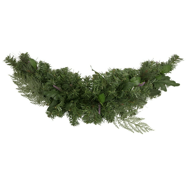 Northlight 30" Branches de Pin avec Feuillage Assorti Swag Artificiel de Noël, Non Éclairé