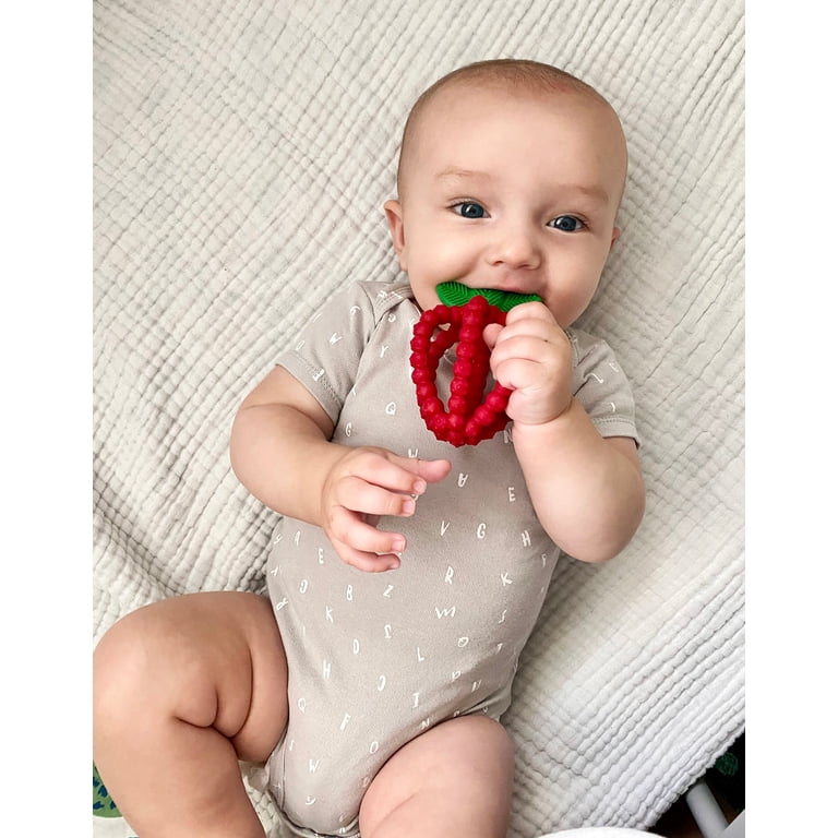 RaZbaby RaZberry Bites Silicone Teether, 6m+ photo 2