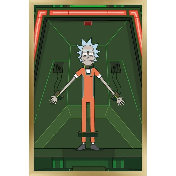 Rick And Morty - Shackled Wall Poster, 22.375" x 34", Framed
