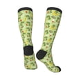 thumbnail image 4 of Fotbe Cute Dinosaurs Cartoon print Women's Men's Novelty Crew Socks Cotton Socks Knee High Socks for Walking,Running,Nurses,Pregnancy, 4 of 9