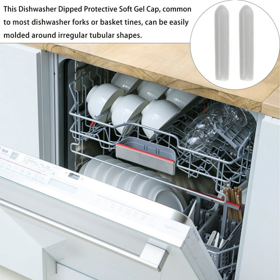 Stri 100pcs Dishwasher Prong Rack Caps Dishwasher Rack Tip Caps Dishwasher Rack Caps