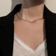 thumbnail image 3 of Collar de estrella de moda con cadena de clavícula y temperamento brillante y simple con diseño de nicho de estilo coreano, 3 of 5