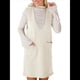 thumbnail image 2 of Vestido Corto de Punto Liso Sin Mangas con Cuello en V y Bolsillos para Mujer Albaricoque L, 2 of 10