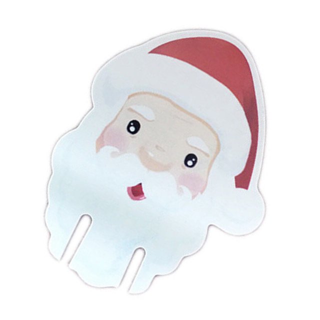 kurtrusly 10 Pcs Verres à Vin Rouges de Noël, Verres à Vin en Papier, Cartes en Papier, Coupes à Gâteau, Décorations de Fête pour Mur et Fenêtre