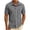 Gray, variant on Men's Button Down Plaid Shirts Short Sleeve Work Office Shirt Patchwork Casual Summer Beach Vacation Shirt with Pocket