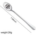 thumbnail image 2 of Best DAD Ever Spoons Gifts Birthay Fathers Day Gift Idea Dad Cereal Peanut Butter Spoons - Gift from Son Daughter Engraved Tablespoon Long Handle Spoon 7-Inch Ice Cream Shovel, 2 of 6