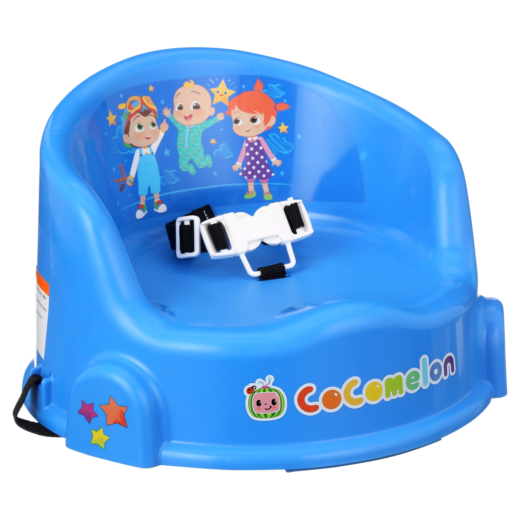 Cocomelon 15inch Toddler Feeding Booster Seat by Dream Gro. Blue Unisex