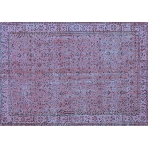 Ahgly Company Indoor Rectangle Persian Light Blue Bohemian Area Rugs, 2' x 5'