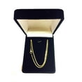 thumbnail image 4 of 10k Yellow Gold Gourmette Chain Necklace, 1.5mm, 18", 4 of 5