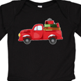 thumbnail image 4 of Inktastic Christmas Red Vintage Truck with Presents Boys or Girls Long Sleeve Baby Bodysuit, 4 of 5